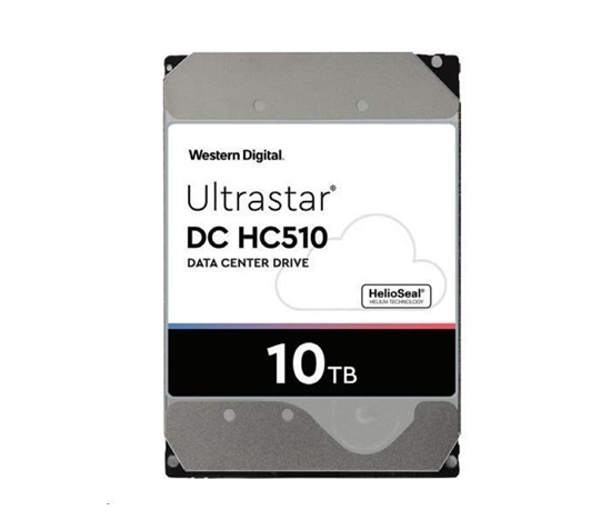Western Digital Ultrastar® HDD 10TB (HUH721010ALE601) DC HC510 3.5in 26.1MM 256MB 7200RPM SATA 512E SED (GOLD)