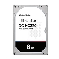 Western Digital Ultrastar® HDD 8TB (HUS728T8TAL5201) DC HC320 3.5in 26.1MM 256MB 7200RPM SAS 512E TCG P3 (GOLD SAS)