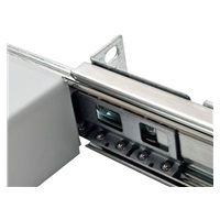 TRITON Police výsuvná 19", 1U/550mm plnovýsuv, nosnost 45kg, šedá