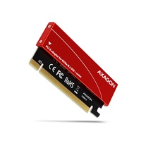 AXAGON PCEM2-S, PCIe x16 - M.2 NVMe M-key slot adaptér, + pasivní chladič
