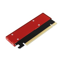 AXAGON PCEM2-S, PCIe x16 - M.2 NVMe M-key slot adaptér, kovový kryt pro pasivní chlazení