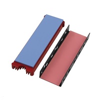 AXAGON CLR-M2, hliníkový pasivní chladič pro jedno i oboustranný M.2 SSD disk, výška 12 mm