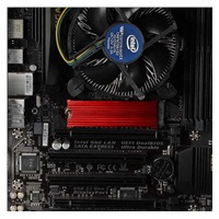 AXAGON CLR-M2, hliníkový pasivní chladič pro jedno i oboustranný M.2 SSD disk, výška 12 mm