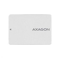 AXAGON RSS-M2SD, SATA - M.2 SATA SSD, interní 2.5" ALU box, stříbrný
