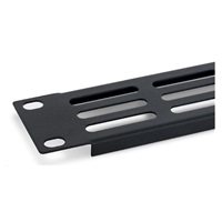 TRITON 19" záslepka 1U perforovaná oválem 36 x 6 mm, šedá