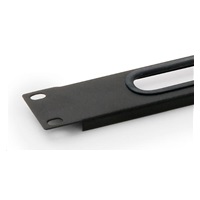 TRITON 19" průchozí panel 1U, šedý