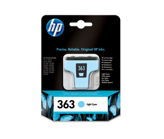 HP 363 Světle azurová originální inkoustová kazeta