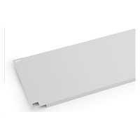 TRITON 19" záslepka, 2U, plastový zámek s logem Tritón, šedá