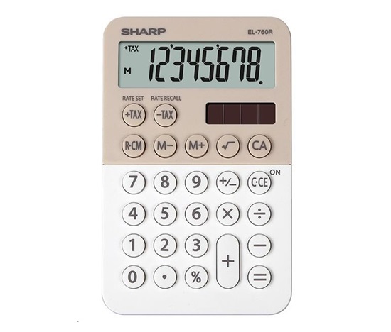 SHARP kalkulačka - EL760RBLA - Stolní kalkulátor