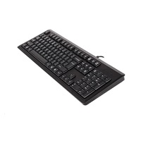 A4tech KR-92, klávesnice, CZ/US, USB, černá
