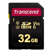 TRANSCEND SDHC karta 32GB 700S, UHS-II U3 Class 10 (R:285/W:180 MB/s)