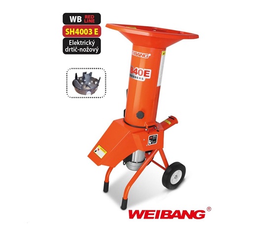 Weibang WB SH 4003E nožový drtič