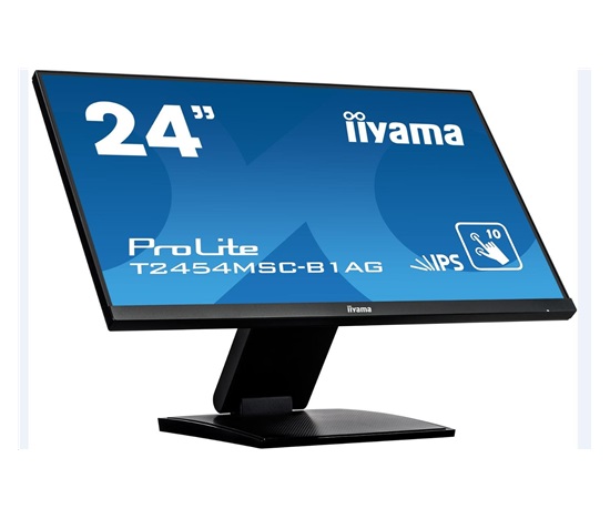 Iiyama dotykový monitor ProLite T2454MSC-B1AG, 60cm (23,6''), CAP 10-touch, Full HD, black