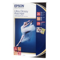 EPSON Paper Ultra Glossy Photo 10x15 (20 listů), 300g/m2