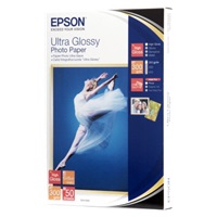 EPSON Paper Ultra Glossy Photo 10x15 (50 listů), 300g/m2