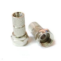Konektor F pro koaxiální kabel o průměru 7mm, balení 100ks