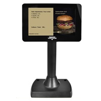 Virtuos 7" LCD barevný zákaznický displej Virtuos SD700F, USB, černý