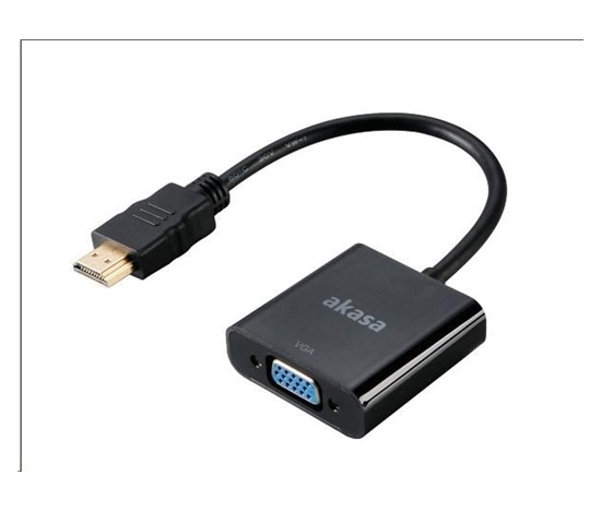 AKASA adaptér HDMI na VGA, 20cm