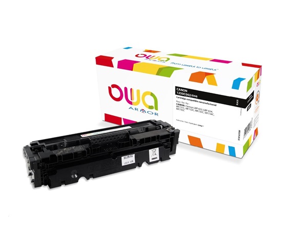 OWA Armor toner pro CANON LBP  653Cdw, 654Cx, MFP735Cx, 2200 str., černá/black (CRG046BK)