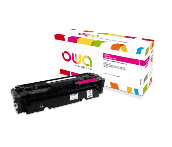 OWA Armor toner pro CANON LBP  653Cdw, 654Cx, MFP735Cx, 2300 str., červená/magenta (CRG046M)