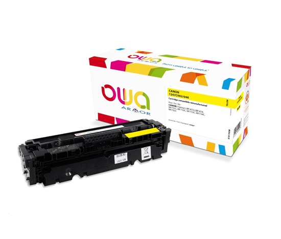 OWA Armor toner pro CANON LBP  653Cdw, 654Cx, MFP735Cx, 2300 str., žlutá/yellow (CRG046Y)