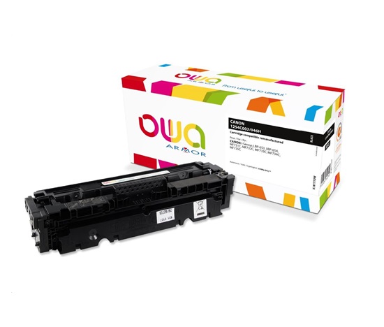 OWA Armor toner pro CANON LBP  653Cdw, 654Cx, MFP735Cx, 6300 str., černá/black (CRG046H BK)
