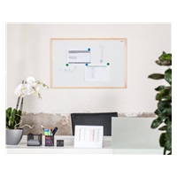 Magnetická tabule AVELI 40x60, dřevěný rám