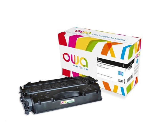 OWA Armor toner pro HP Laserjet P2050, P2055, 13000 stran, CE505X JUMBO, černá/black