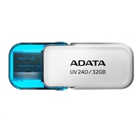 ADATA Flash Disk 32GB UV240, USB 2.0 Dash Drive, bílá