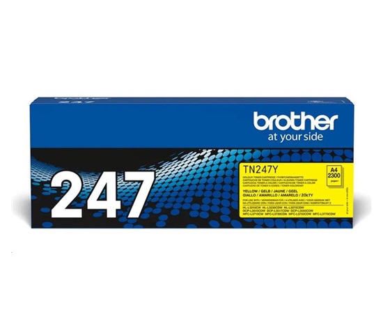 BROTHER Toner TN-247Y - PRO HLL3210 HLL3270 DCPL3510 DCPL3550 MFCL3730 MFCL3770 - cca 2300stran