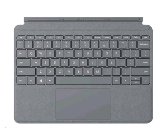 Microsoft Surface Go Sign Type Cover platinově šedý EN