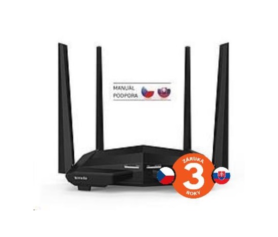 Tenda AC10 Wireless AC1200 Dual Band Router, 1x gigabit WAN, 3x gigabit LAN