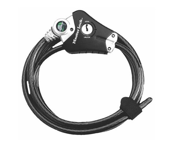 Master Lock Zkracovací lanový zámek  Python 8428EURDPRO - 10mm