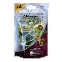 Master Lock Upínací gumy s kuličkami  - 20 cm (4 ks / balení)