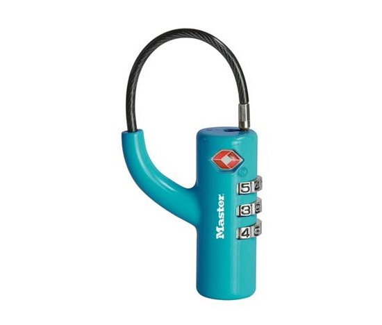 Master Lock Visací kombinační zámek  TSA 4717EURDBLU