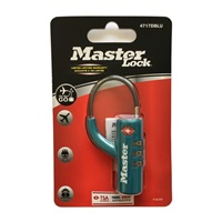 Master Lock Visací kombinační zámek  TSA 4717EURDBLU