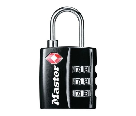 Master Lock Visací kombinační zámek  TSA 4680EURDBLK