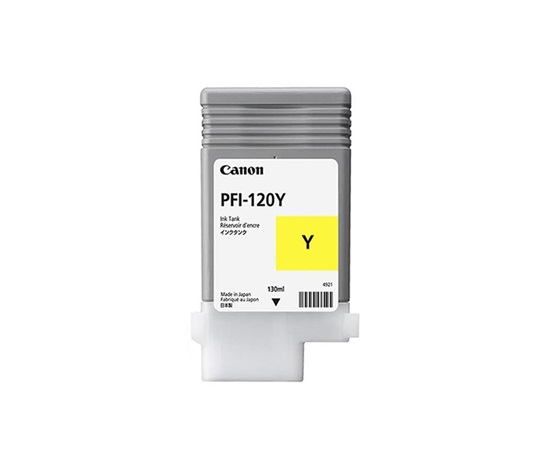 Canon Cartridge PFI-120 žlutá 130ml, pro iPF TM200, TM205, TM300, TM305