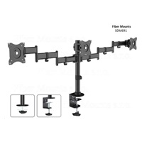 Fiber Mounts SDM691 - stolní držák na 3 monitory