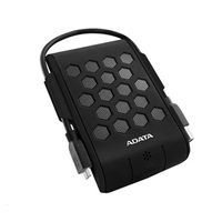 ADATA Externí HDD 2TB 2,5" USB 3.1, DashDrive™ Durable HD720, G-sensor, černý, (gumový, vodě/nárazu odolný)