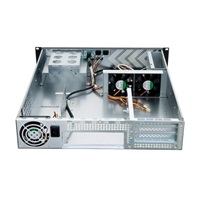 CHIEFTEC skříň Rackmount 2U ATX, UNC-210TR-B-U3-OP, without Riser Card, Black, bez zdroje