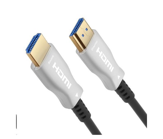 PREMIUMCORD Kabel HDMI optický fiber High Speed with Ether. 4K@60Hz, 10m, M/M, zlacené konektory