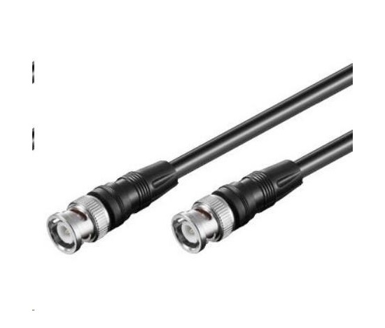 PREMIUMCORD BNC kabel pro audio/video 75 Ohm 1m M/M