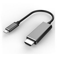 PREMIUMCORD Kabel USB3.1 typ-C na HDMI, 1,8m rozlišení obrazu 4K*2K@60Hz Aluminium