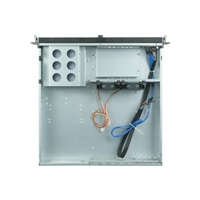 CHIEFTEC skříň Rackmount 2U UNC-210, mATX, half height PCI slots,  Black, bez zdroje