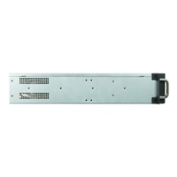 CHIEFTEC skříň Rackmount 2U UNC-210, mATX, half height PCI slots,  Black, zdroj PSF-400B (400W)