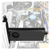 AXAGON PCEM2-DC, PCIe x4 - M.2 NVMe M-key + SATA B-key slot adaptér, chladič, LP