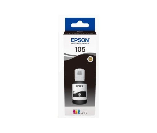 EPSON ink čer 105 EcoTank Black ink bottle, FOTO 1900 stran