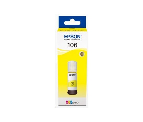 EPSON ink bar 106 EcoTank Yellow ink bottle, FOTO 1900 stran