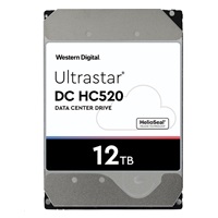 Western Digital Ultrastar® HDD 12TB (HUH721212ALE600) DC HC520 3.5in 26.1MM 256MB 7200RPM SATA 512E ISE P3